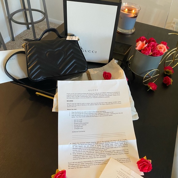 BRAND NEW GUCCI Marmont Mini Bag - Picture 4 of 7